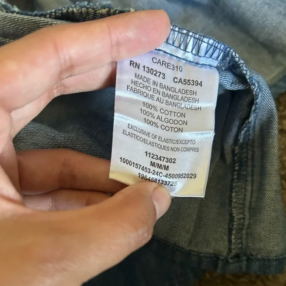 Wrangler Blue Tiered Sundress Sleeveless Mini - Picture 5 of 6